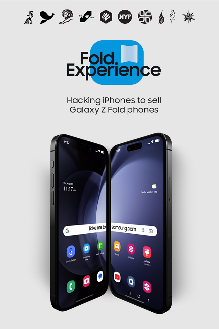 Try Galaxy Fold Experience Works Cheil MEA